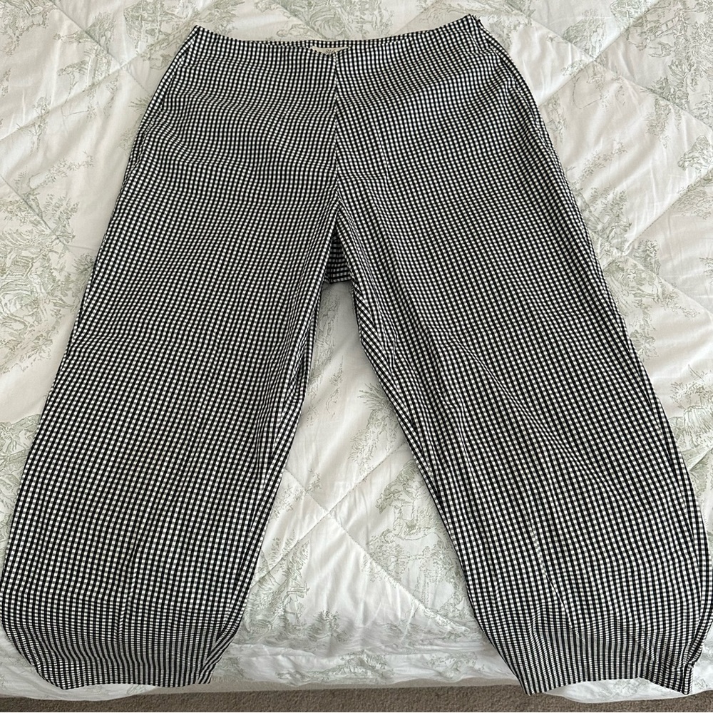 Never Worn Brooks Brothers Black and White Checkered Pants